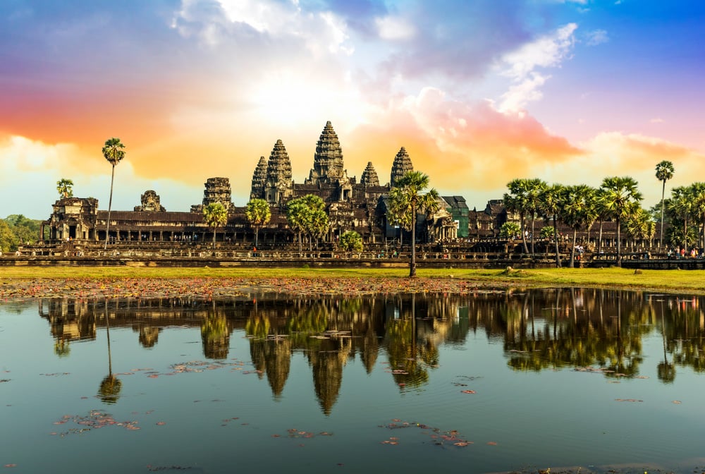 Angkor Wat at sunset