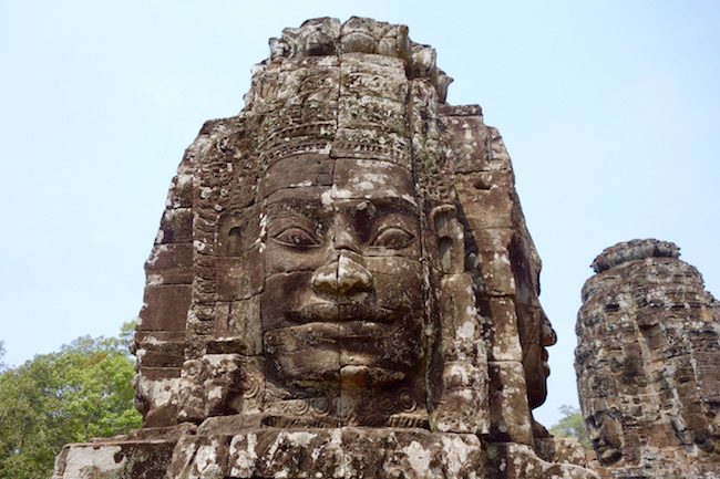 Bayon temple faces